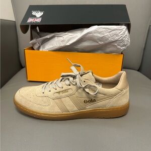 Gola Men's Beige/Tan Suede Sneakers
